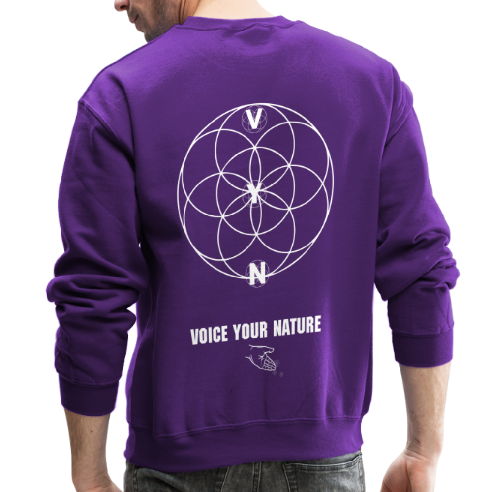 VYN Unisex “Plantin’ seeds” Crewneck Sweatshirt - purple