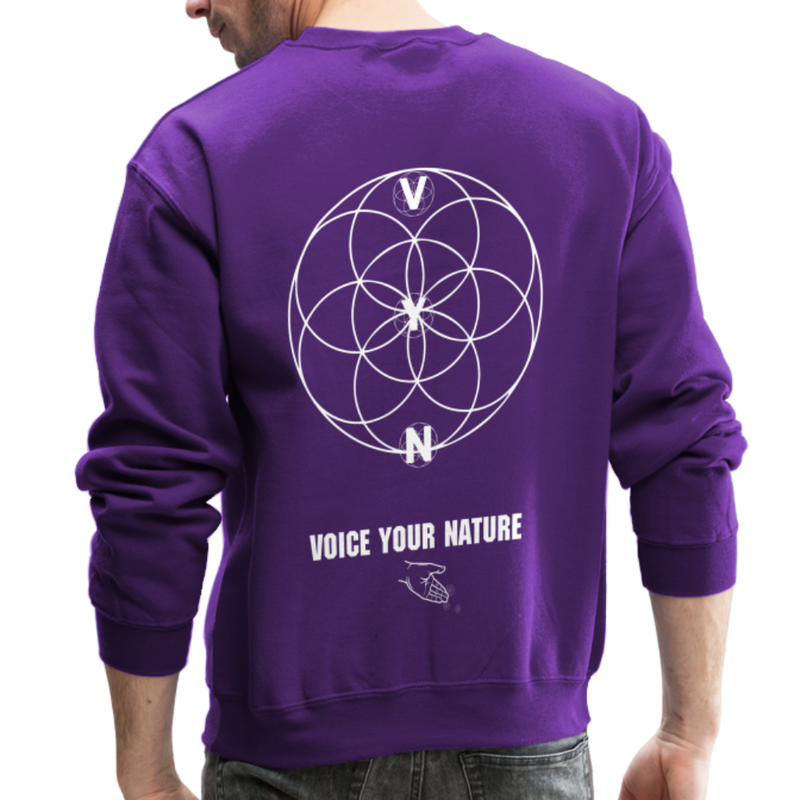 VYN Unisex “Plantin’ seeds” Crewneck Sweatshirt - purple