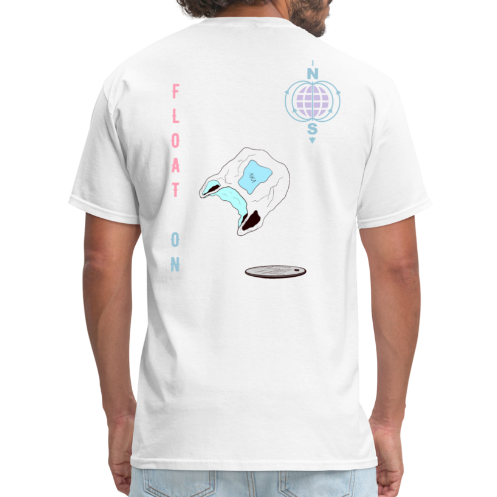 VYN FLOAT ON Unisex Tee - white