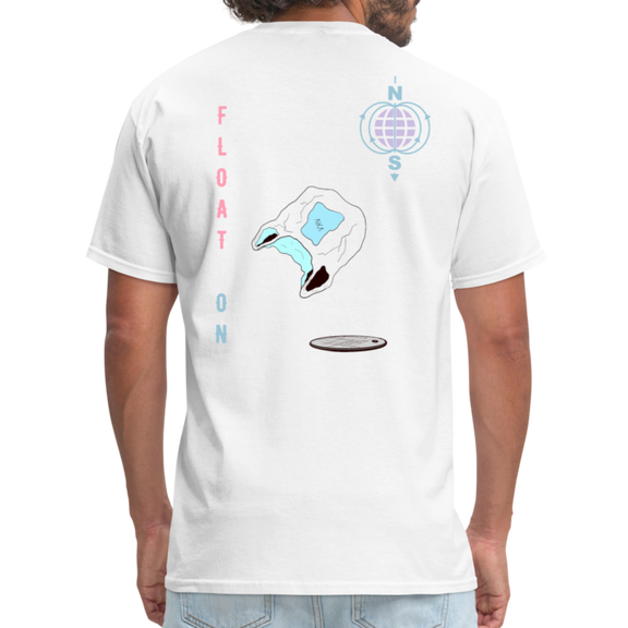 VYN FLOAT ON Unisex Tee - white