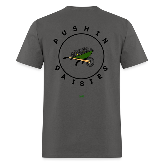 VYN Pushin Daisies Unisex Tee - charcoal