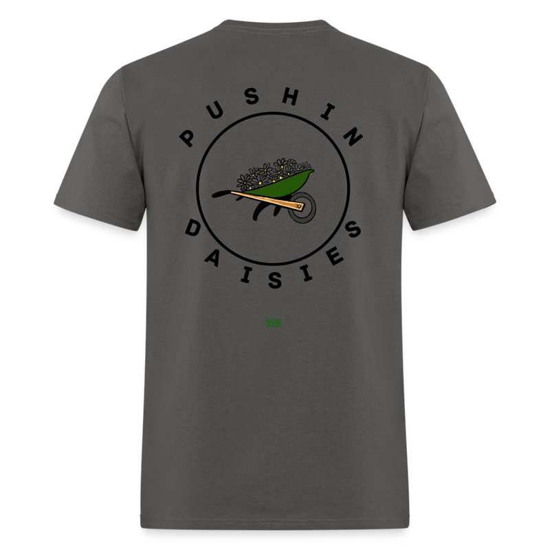 VYN Pushin Daisies Unisex Tee - charcoal