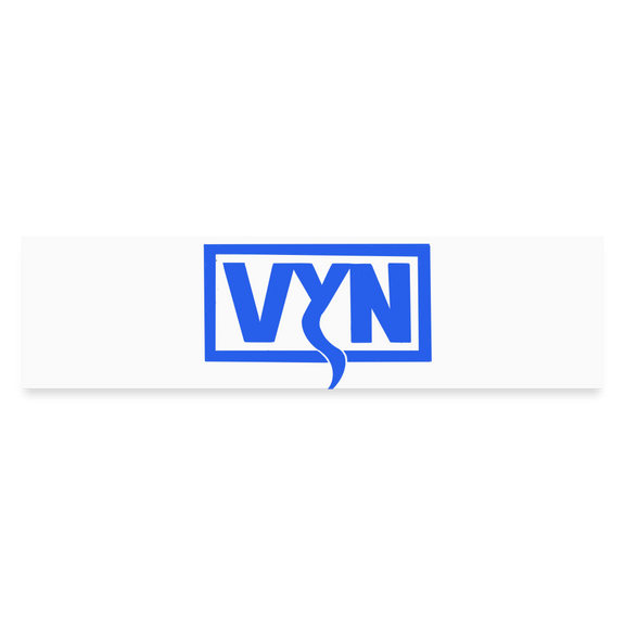 Bumper Sticker - white matte