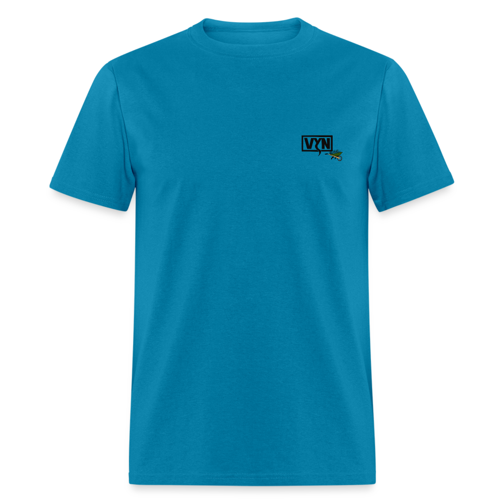 VYN Pushin Daisies Unisex Tee - turquoise
