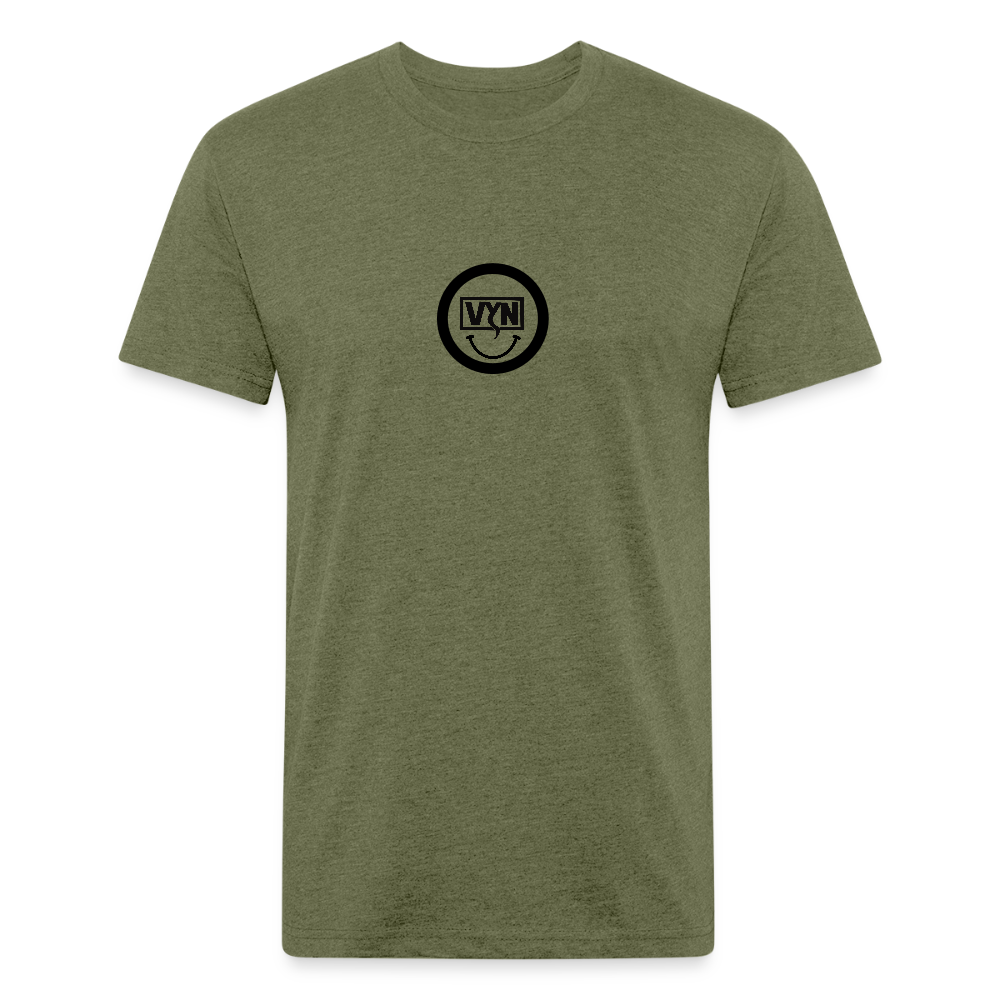 Preesh Tee - heather military green