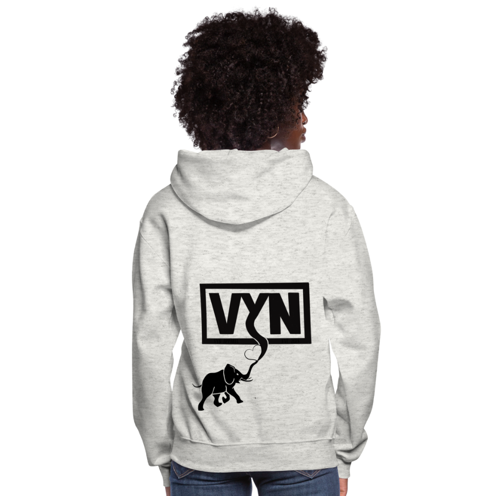 VYN Always Love Women's Hoodie - heather oatmeal