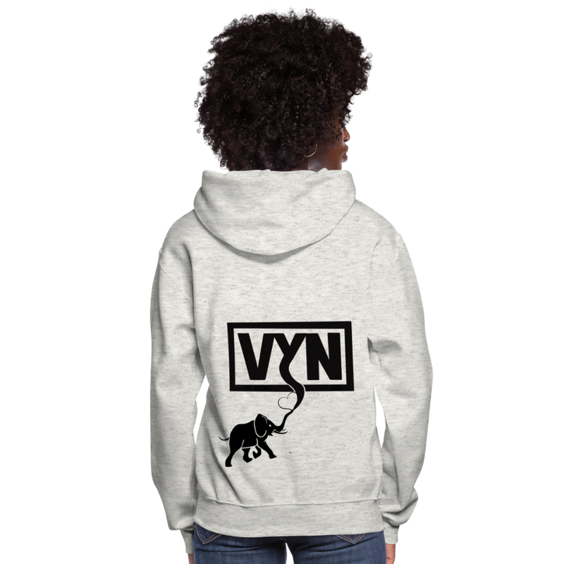 VYN Always Love Women's Hoodie - heather oatmeal