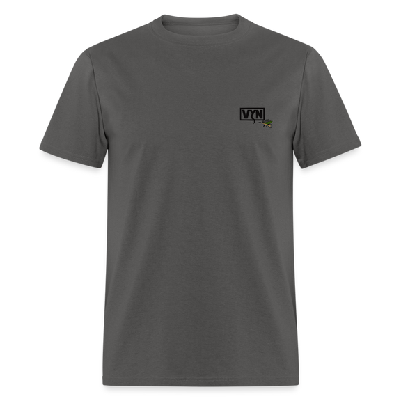 VYN Pushin Daisies Unisex Tee - charcoal