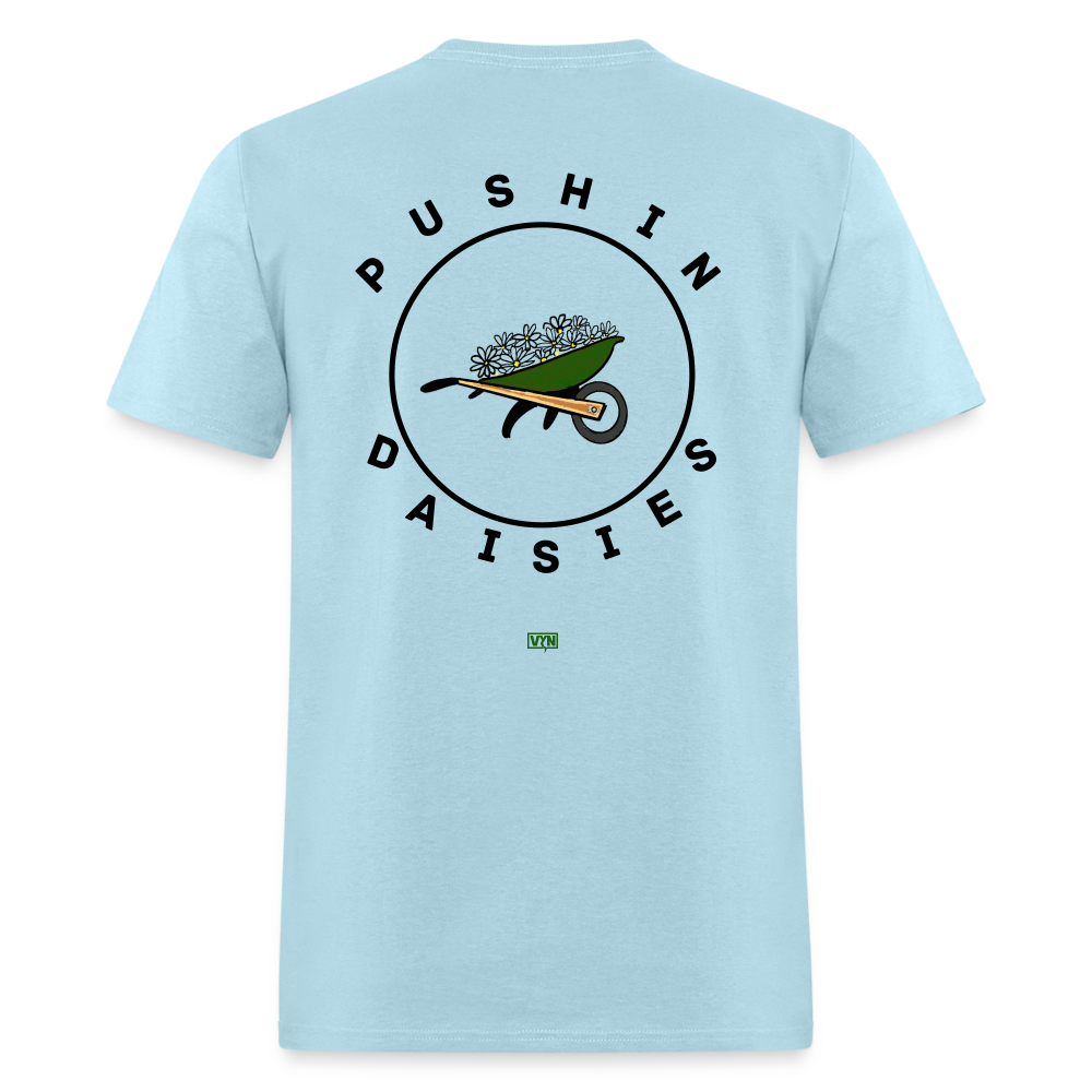 VYN Pushin Daisies Unisex Tee - powder blue