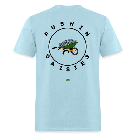 VYN Pushin Daisies Unisex Tee - powder blue