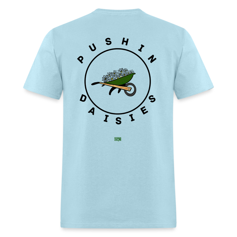 VYN Pushin Daisies Unisex Tee - powder blue