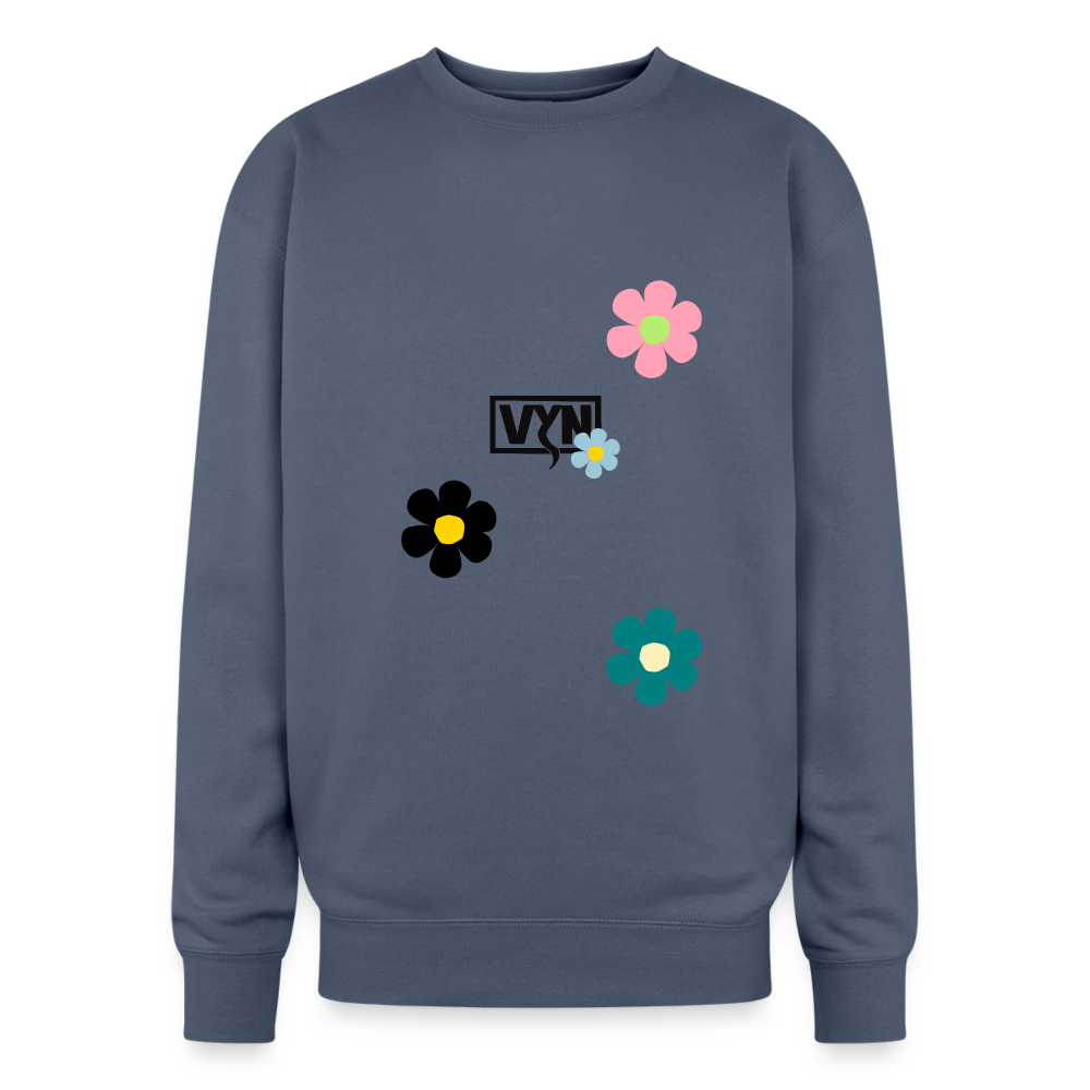 VYN Feelgoooood Oversized Crewneck Sweatshirt - stone blue