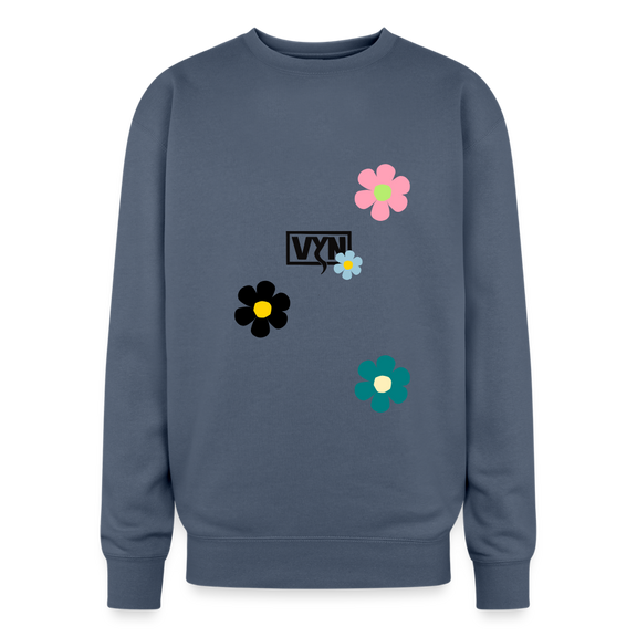 VYN Feelgoooood Oversized Crewneck Sweatshirt - stone blue