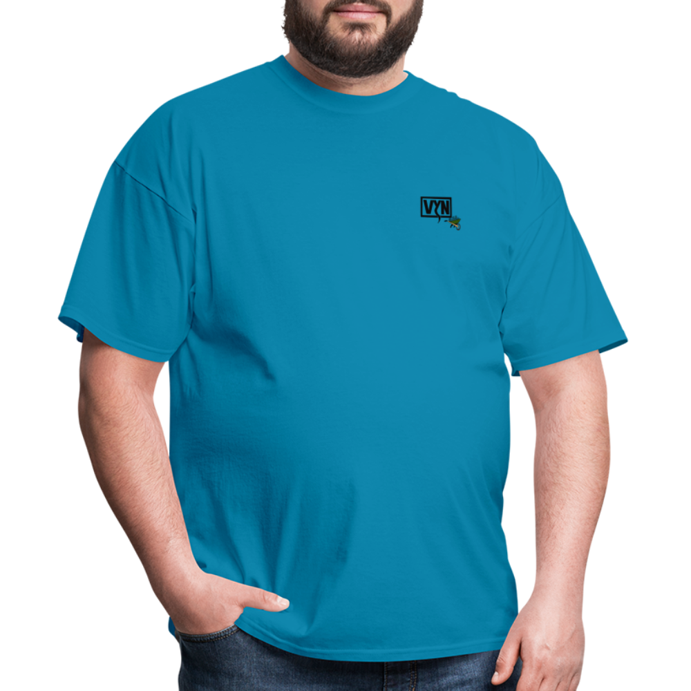 VYN Pushin Daisies Unisex Tee - turquoise