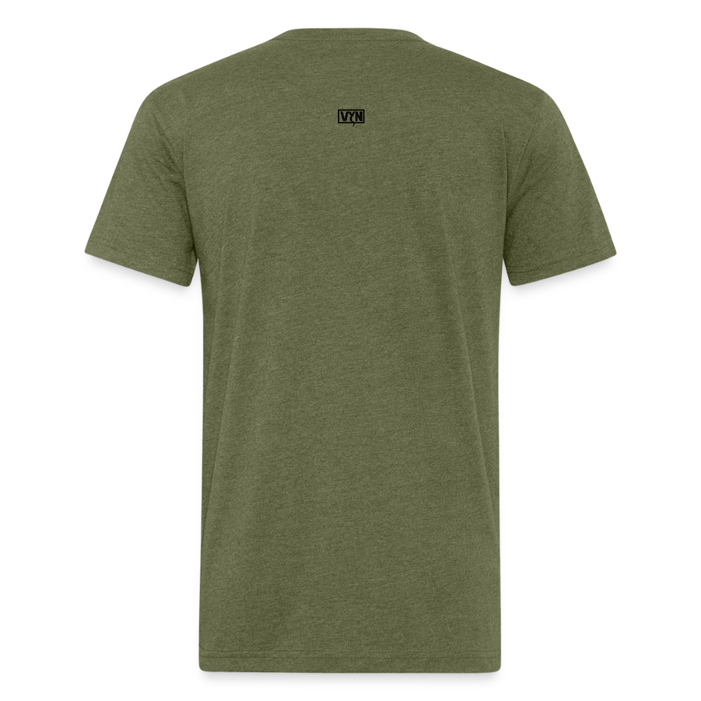Preesh Tee - heather military green
