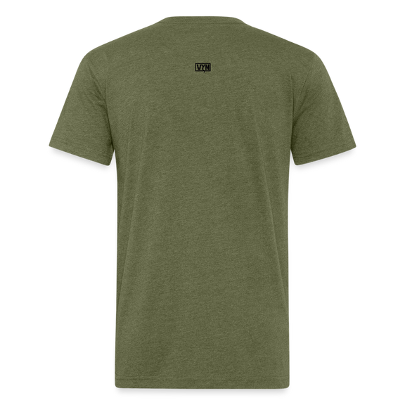 Preesh Tee - heather military green