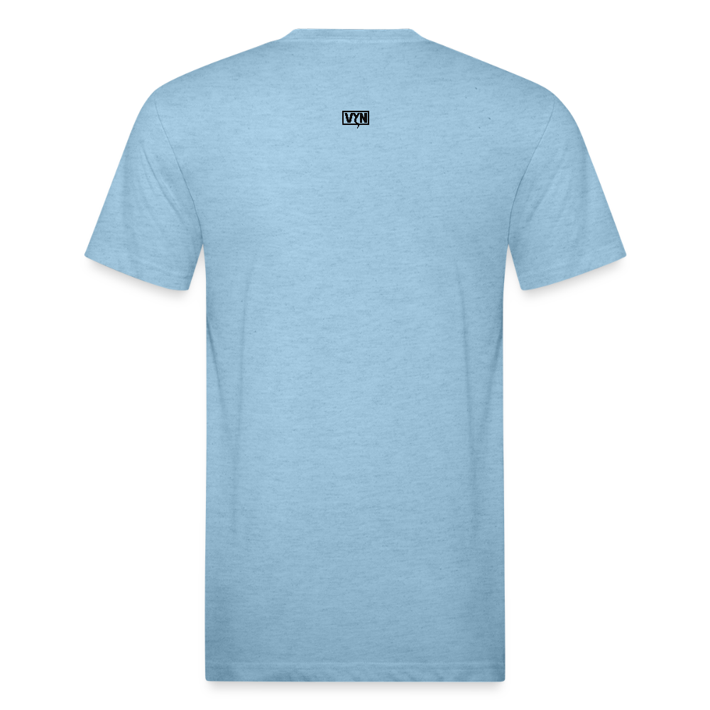 Preesh Tee - heather blue