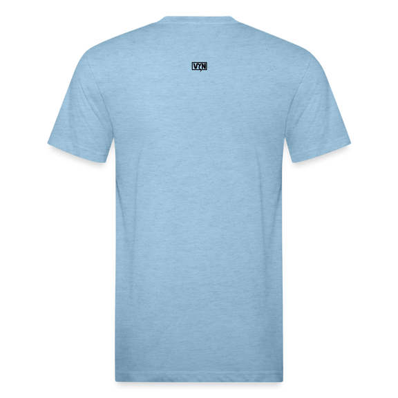 Preesh Tee - heather blue