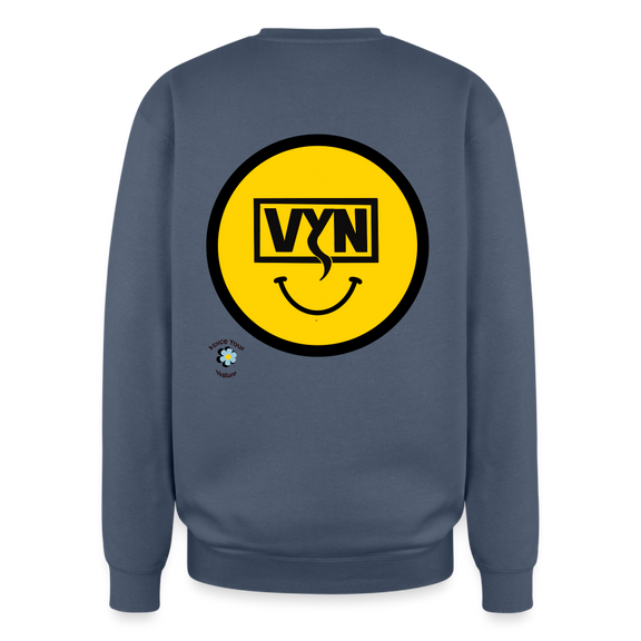VYN Feelgoooood Oversized Crewneck Sweatshirt - stone blue