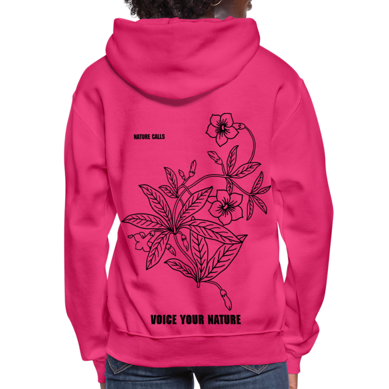 VYN “Nature Calls” Original Women's Hoodie - fuchsia