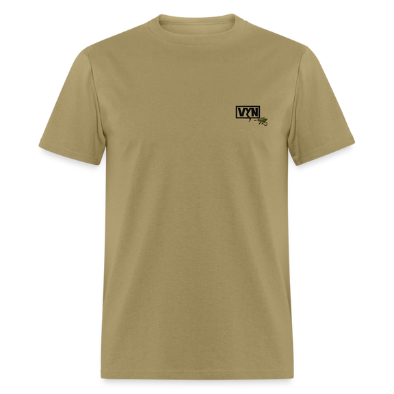 VYN Pushin Daisies Unisex Tee - khaki