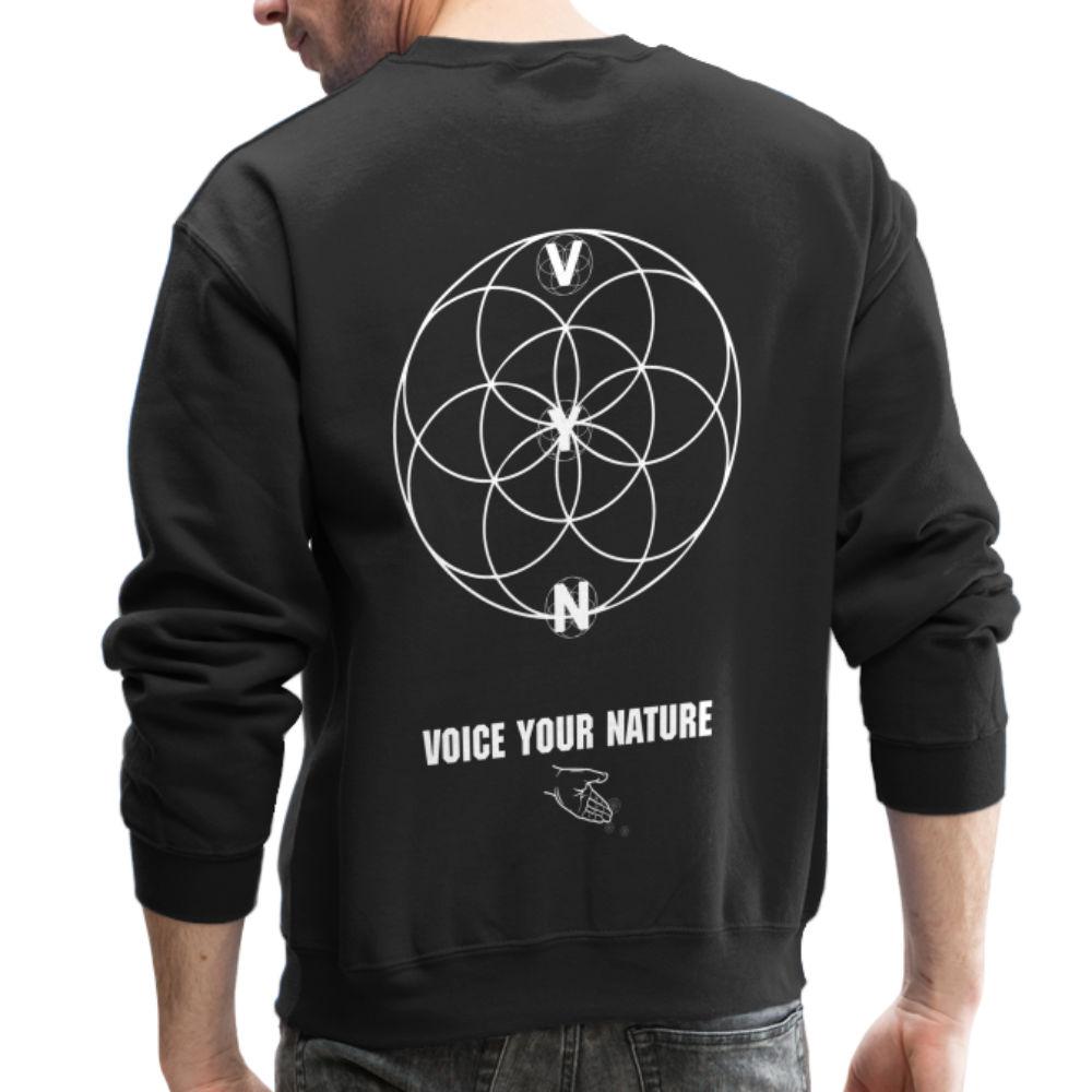 VYN Unisex “Plantin’ seeds” Crewneck Sweatshirt - black