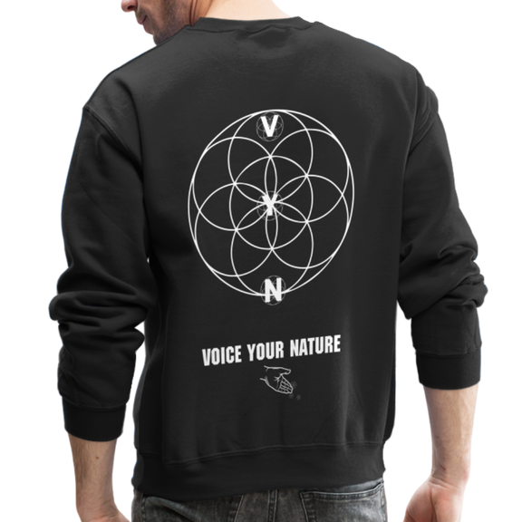 VYN Unisex “Plantin’ seeds” Crewneck Sweatshirt - black