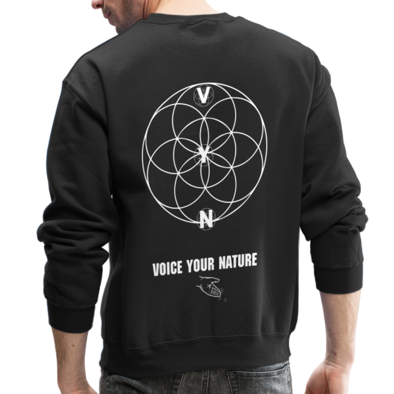 VYN Unisex “Plantin’ seeds” Crewneck Sweatshirt - black