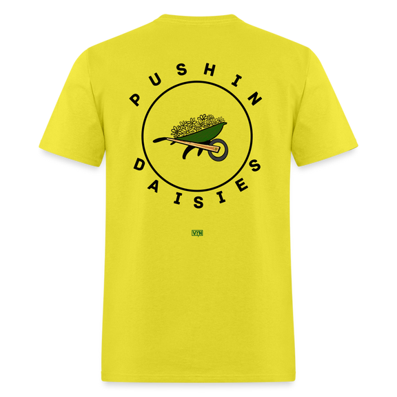 VYN Pushin Daisies Unisex Tee - yellow