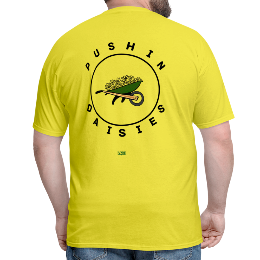 VYN Pushin Daisies Unisex Tee - yellow
