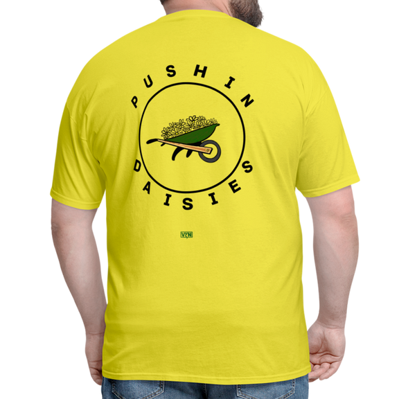 VYN Pushin Daisies Unisex Tee - yellow