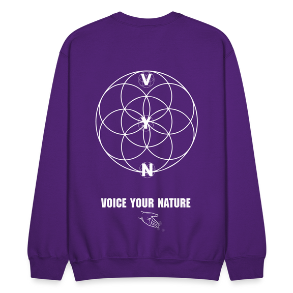 VYN Unisex “Plantin’ seeds” Crewneck Sweatshirt - purple