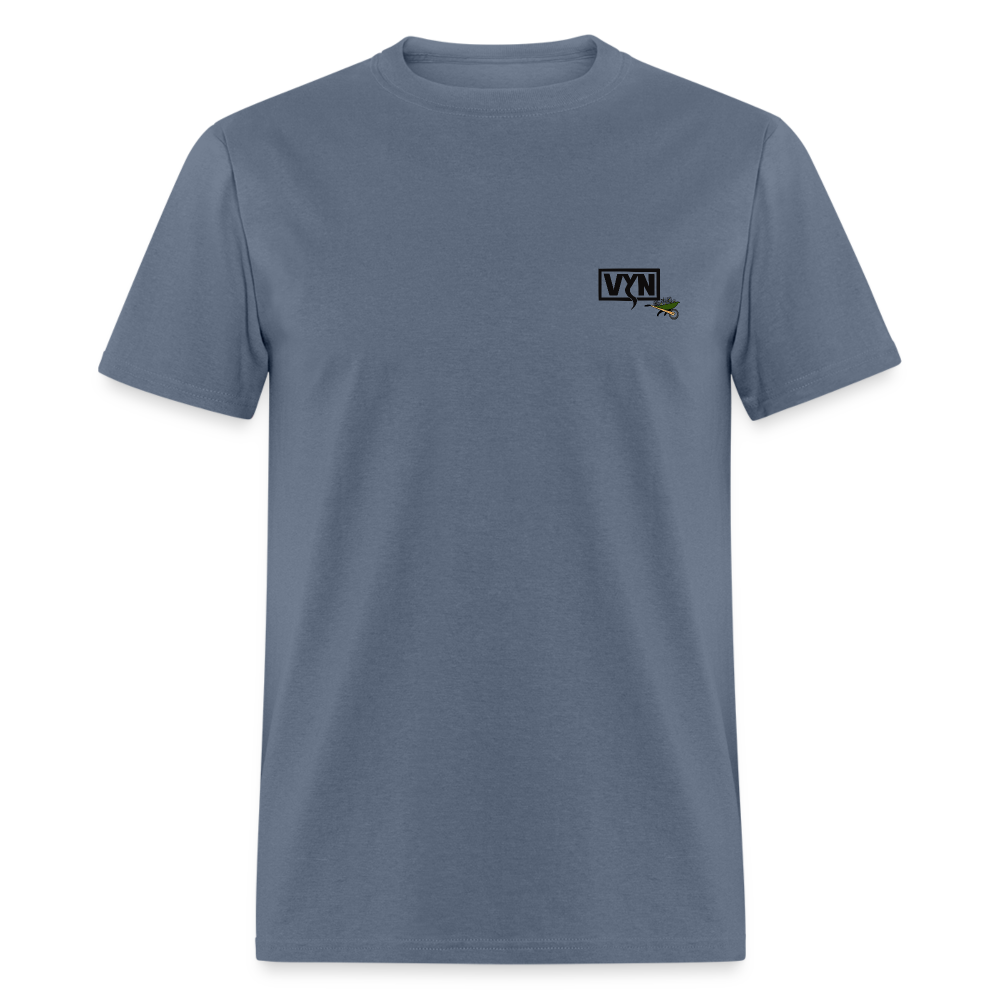 VYN Pushin Daisies Unisex Tee - denim