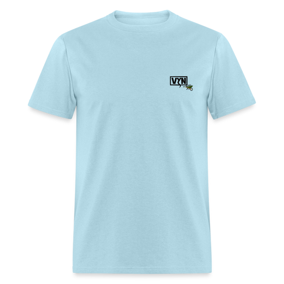 VYN Pushin Daisies Unisex Tee - powder blue