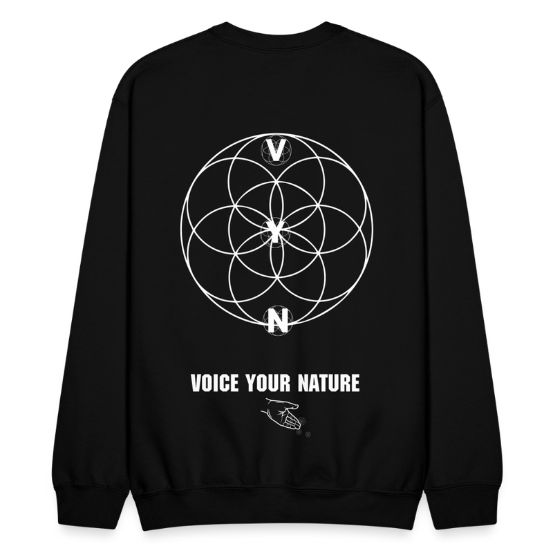 VYN Unisex “Plantin’ seeds” Crewneck Sweatshirt - black