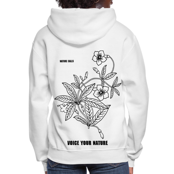 VYN “Nature Calls” Original Women's Hoodie - white