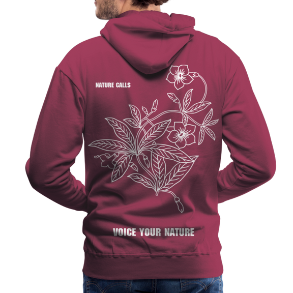 VYN “Nature Calls” Original Hoodie - burgundy