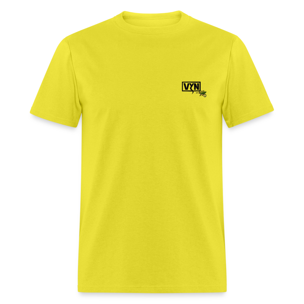 VYN Pushin Daisies Unisex Tee - yellow