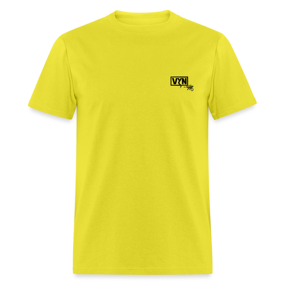 VYN Pushin Daisies Unisex Tee - yellow