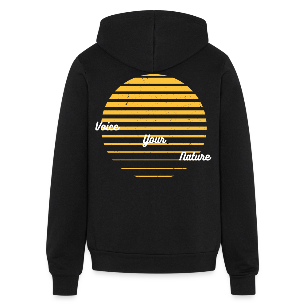 VYN “Early Riser (talk about it, be about it…)”  Full zip Unisex Hoodie - black