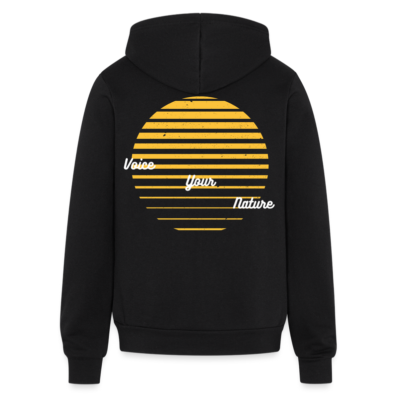 VYN “Early Riser (talk about it, be about it…)”  Full zip Unisex Hoodie - black