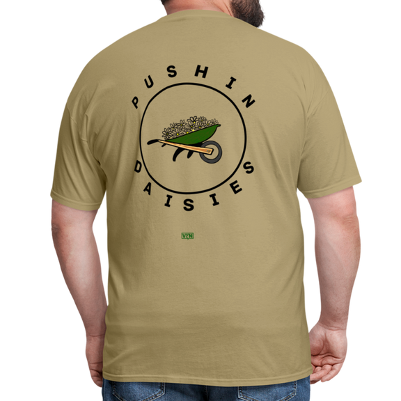 VYN Pushin Daisies Unisex Tee - khaki