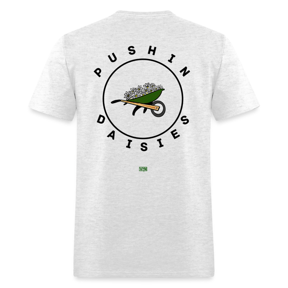 VYN Pushin Daisies Unisex Tee - light heather gray