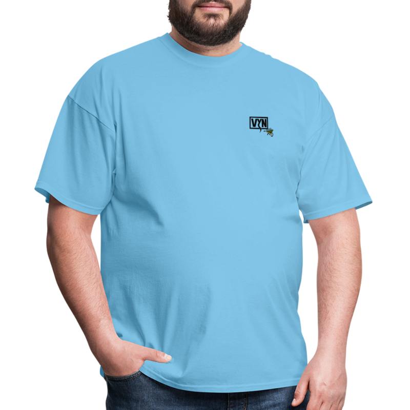 VYN Pushin Daisies Unisex Tee - aquatic blue