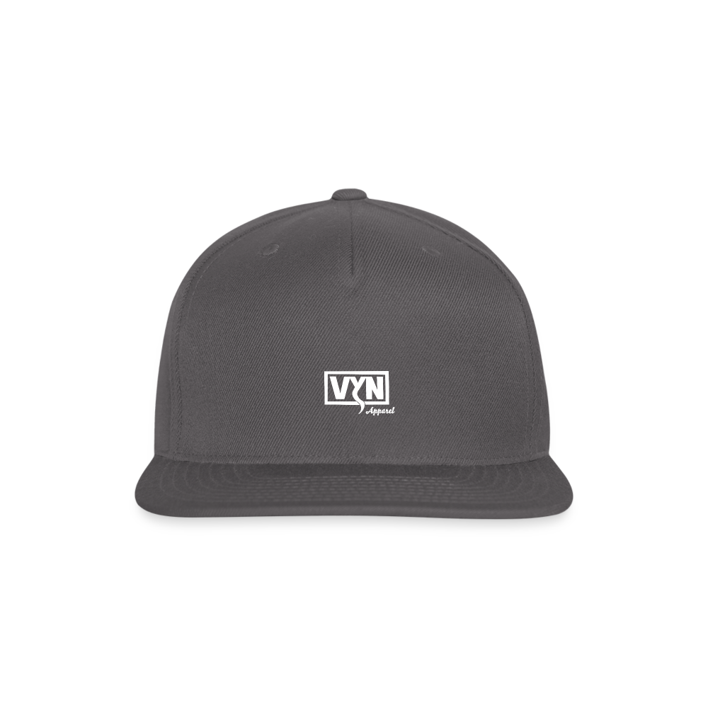 Snapback Baseball Cap - dark grey
