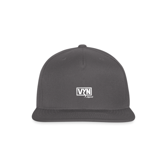 Snapback Baseball Cap - dark grey