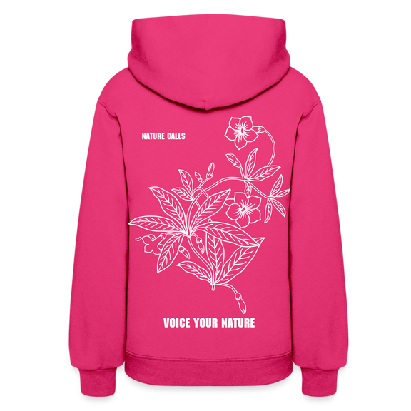 VYN “Nature Calls” Original Women's Hoodie - fuchsia