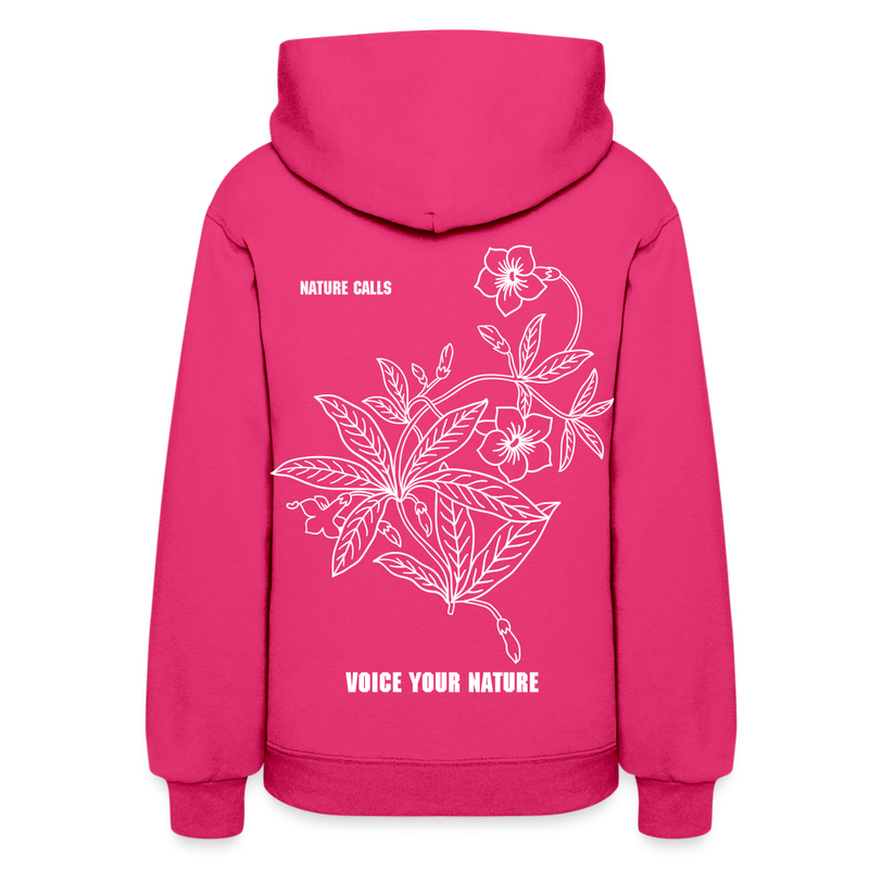 VYN “Nature Calls” Original Women's Hoodie - fuchsia