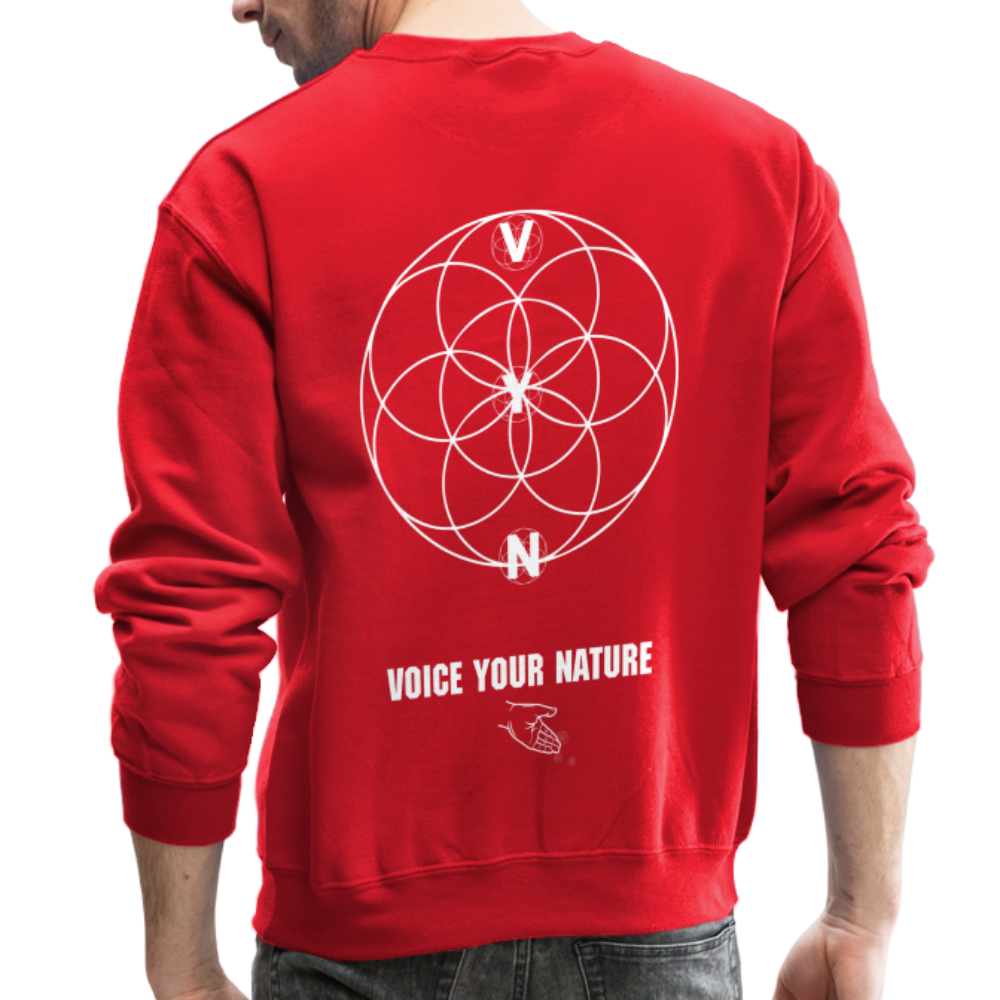 VYN Unisex “Plantin’ seeds” Crewneck Sweatshirt - red