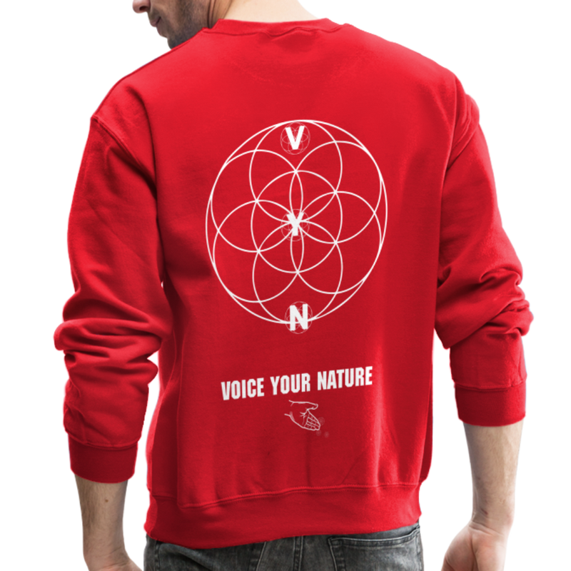 VYN Unisex “Plantin’ seeds” Crewneck Sweatshirt - red
